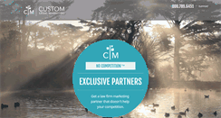 Desktop Screenshot of customlegalmarketing.com
